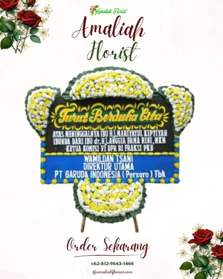 Papan Bunga Duka pagaden barat